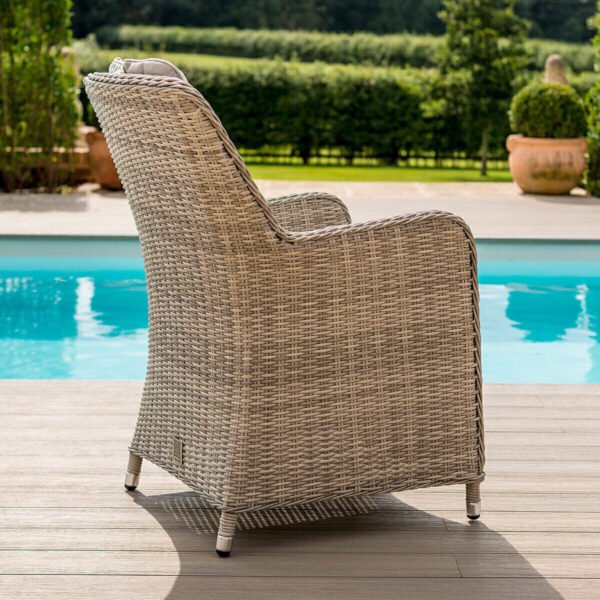 Oxford Venice 4 Seat Round Rattan Dining Set